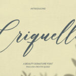 Criquella Script Font - Featured Image