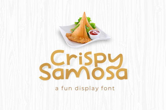 Crispy Samosa Font - Featured Image