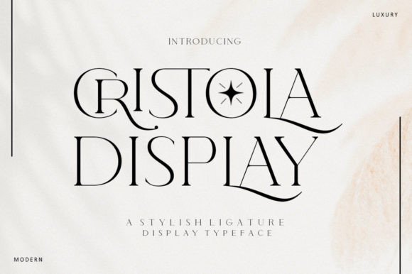 Cristola Display Font - Featured Image