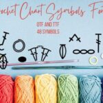Crochet Chart Symbols Font - Featured Image