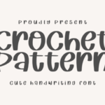 Crochet Pattern Font - Featured Image