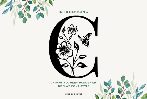 Crocus Monogram Font - Featured Image