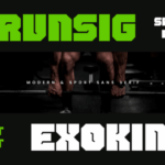 Crunsig Exoking Font - Featured Image