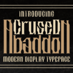 Crused Abaddon Font - Featured Image