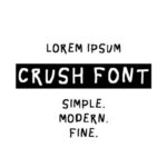 Crush Font - Featured Image