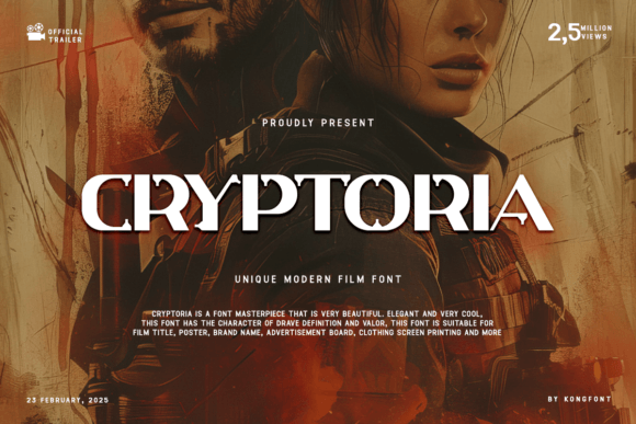 Cryptoria Font - Featured Image
