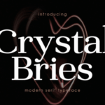 Crystal Bries Font - Featured Image
