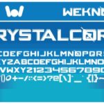 Crystalcore Font - Featured Image