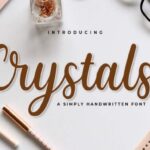 Crystals Font - Featured Image
