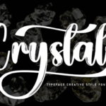 Crystals Font - Featured Image