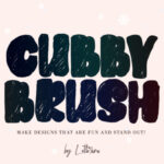 Cubby Crush Font - Featured Image