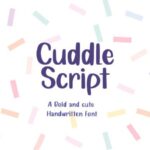Cuddlescript Font - Featured Image