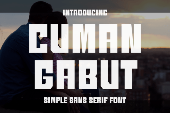 Cuman Gabut Font - Featured Image