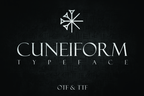 Cuneiform Font - Featured Image