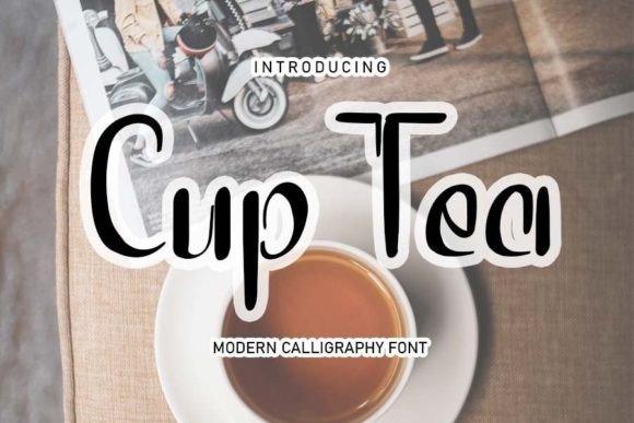Cup Tea Font - Featured Image