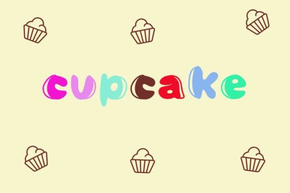 Cupcake Font - Featured Image