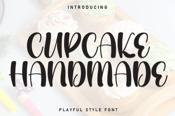 Cupcake Handmade Font - Featured Image