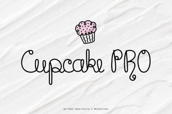Cupcake Pro Font - Featured Image
