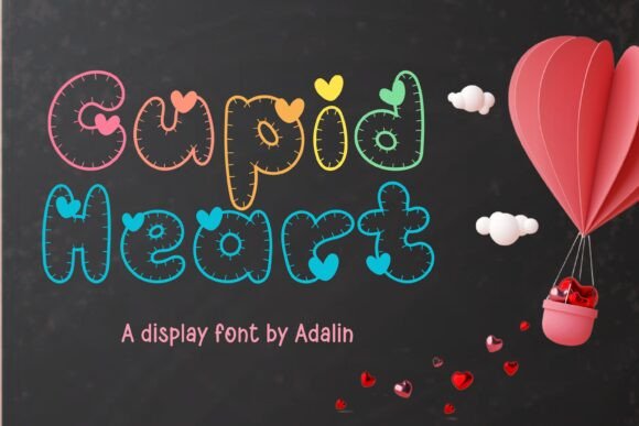 Cupid Heart Font - Featured Image