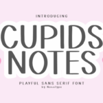 Cupids Notes Font - Featured Image