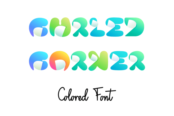 Curled Corner Font - Featured Image