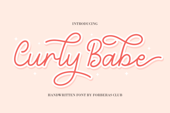 Curly Babe Font - Featured Image