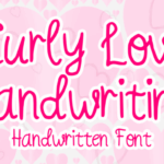 Curly Love Handwriting Font - Featured Image