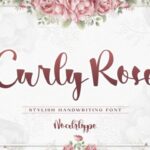 Curly Rose Font - Featured Image