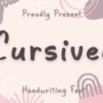 Cursivea Font - Featured Image