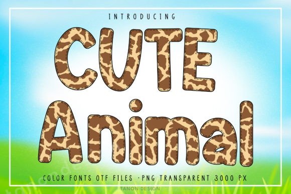 Cute Animal Font - Featured Image