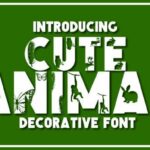 Cute Animal Font - Featured Image
