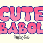 Cute Babol Font - Featured Image