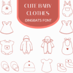 Cute Baby Clothes Font - Featured Image