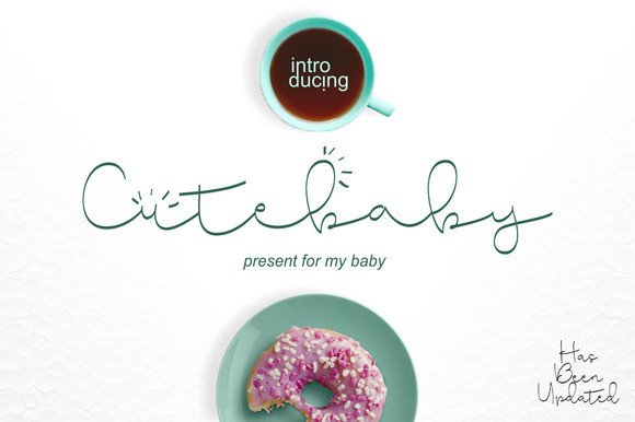 Cute Baby Font - Featured Image