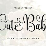 Cute Baby Script Font - Featured Image