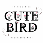 Cute Bird Font - Featured Image