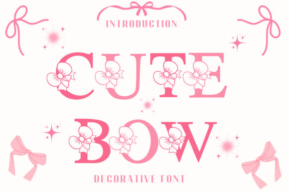 Cute Bow Font - Featured Image