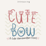 Cute Bow Font - Featured Image