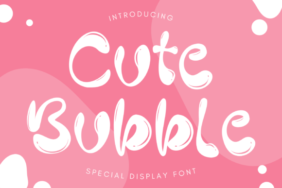 Cute Bubble Font - Featured Image