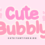 Cute Bubbly Font - Featured Image