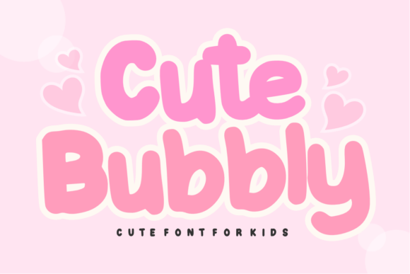 Cute Bubbly Font - Featured Image