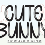 Cute Bunny Font - Featured Image