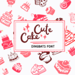 Cute Cake Font - Featured Image