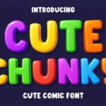 Cute Chunky Font - Featured Image