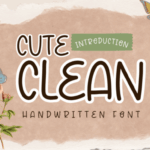 Cute Clean Font - Featured Image