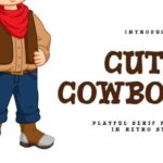 Cute Cowboy Font - Featured Image