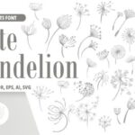 Cute Dandelion Font - Featured Image