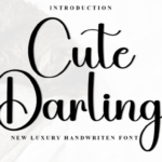 Cute Darling Font - Featured Image