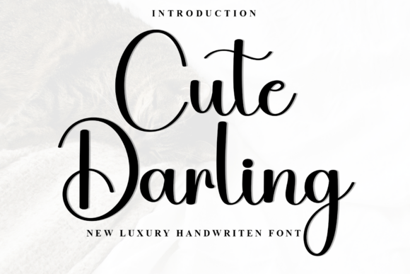 Cute Darling Font - Featured Image