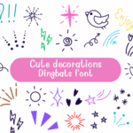 Cute Decorations Font - Featured Image